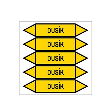Značení potrubí, dusík